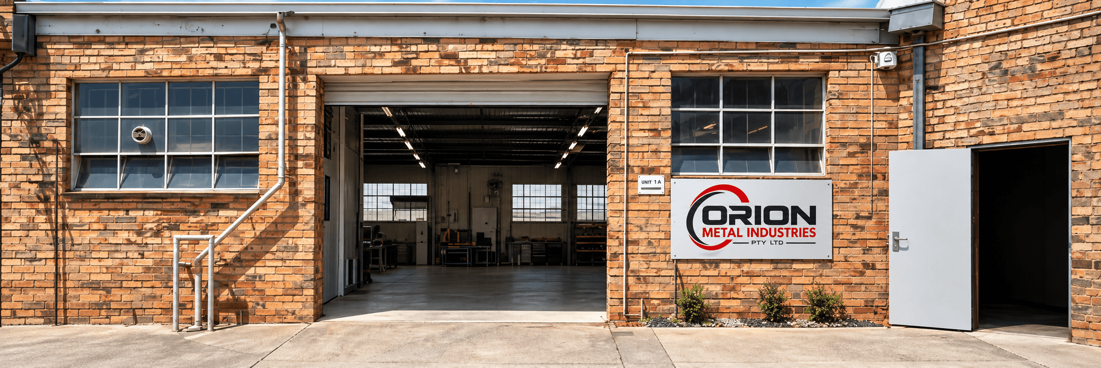 Orion Metal Industries workshop at 1A Bibby Ct, Moorabbin VIC 3189 — powder coating and sheet metal fabrication